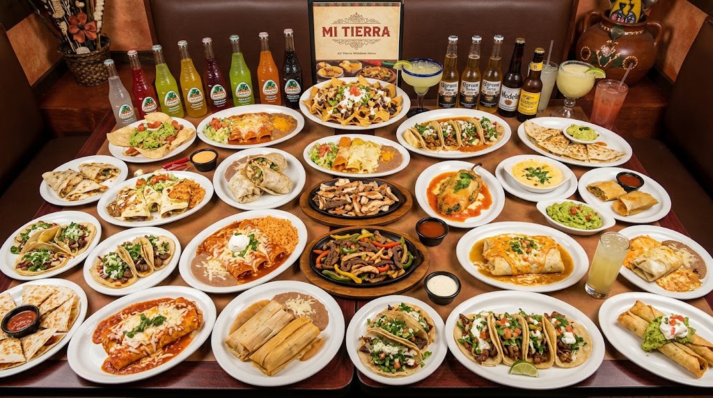 Mi Tierra Windsor food and menu spread